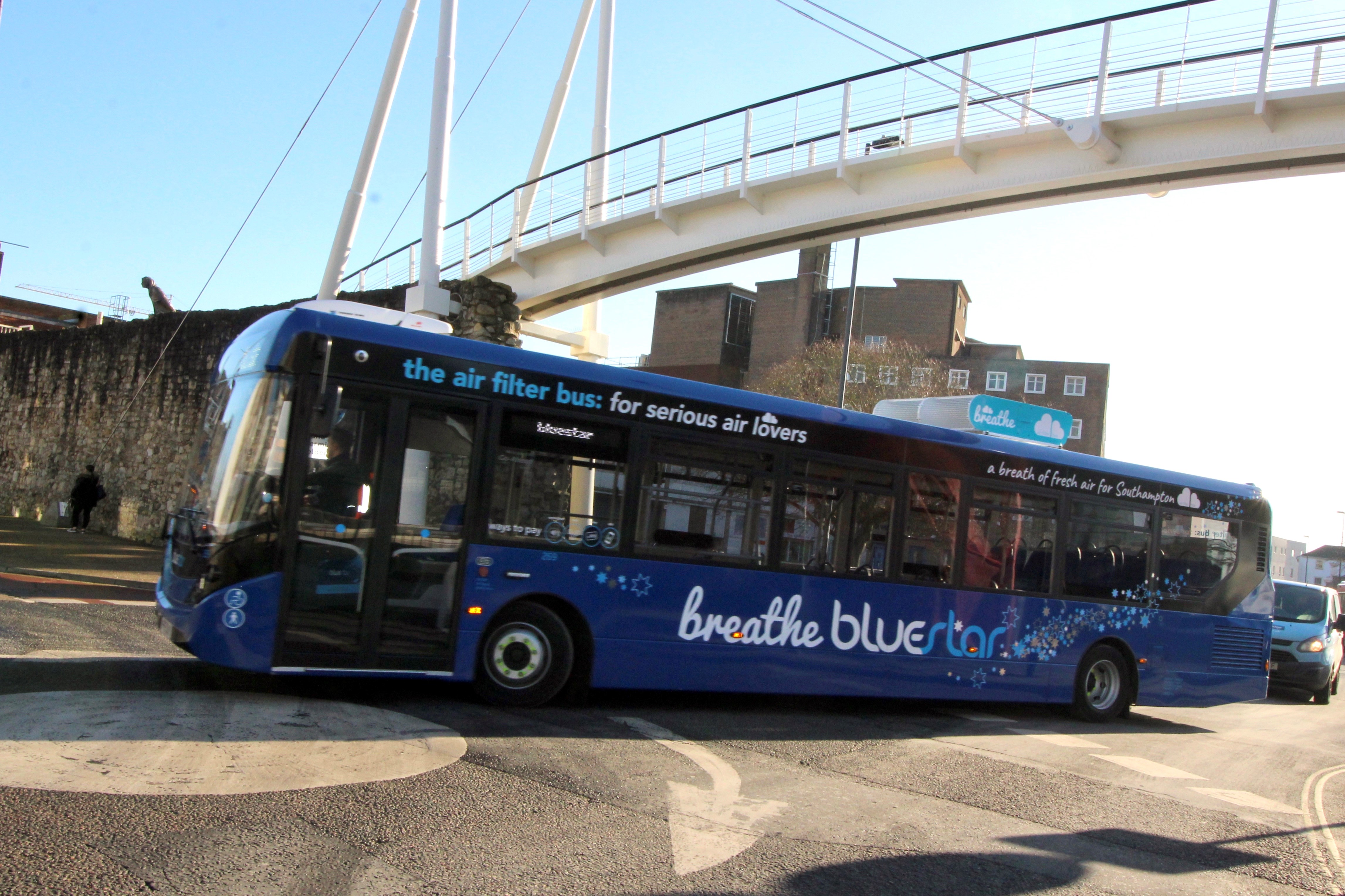 Our Air Filtering Buses Have Won A UK Fleet Champions Award Bluestar