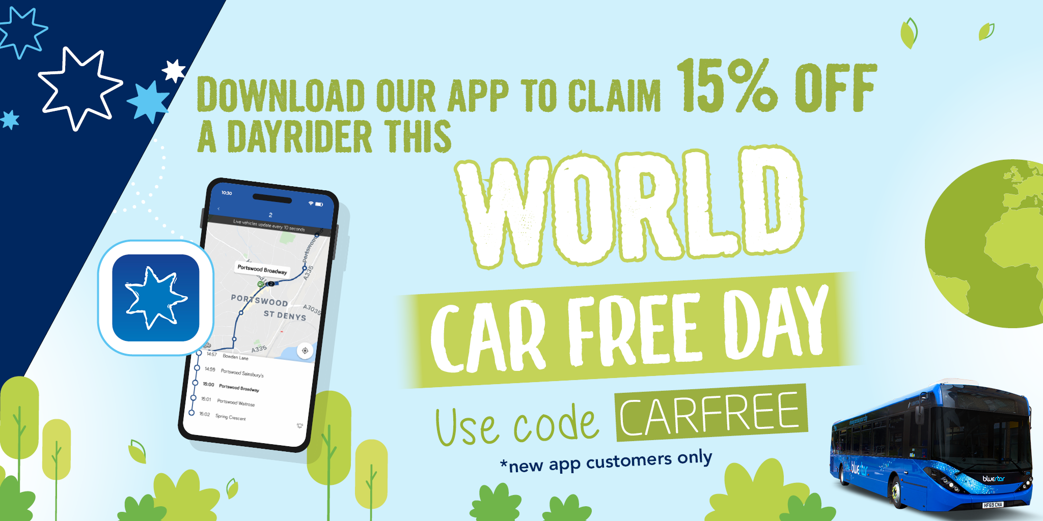 World Car Free Day app offer image