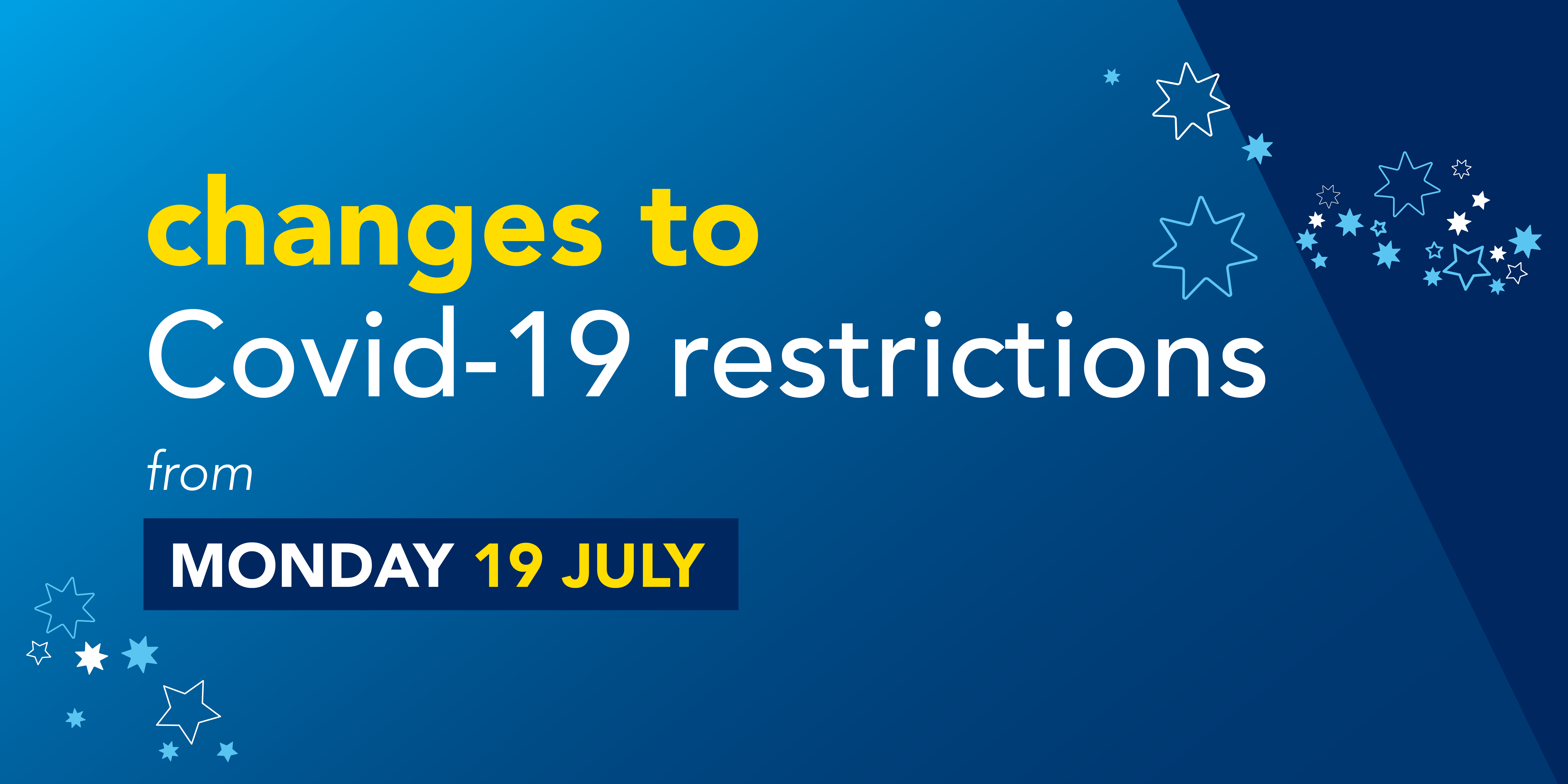 Changes to covid-19 restrictions in text