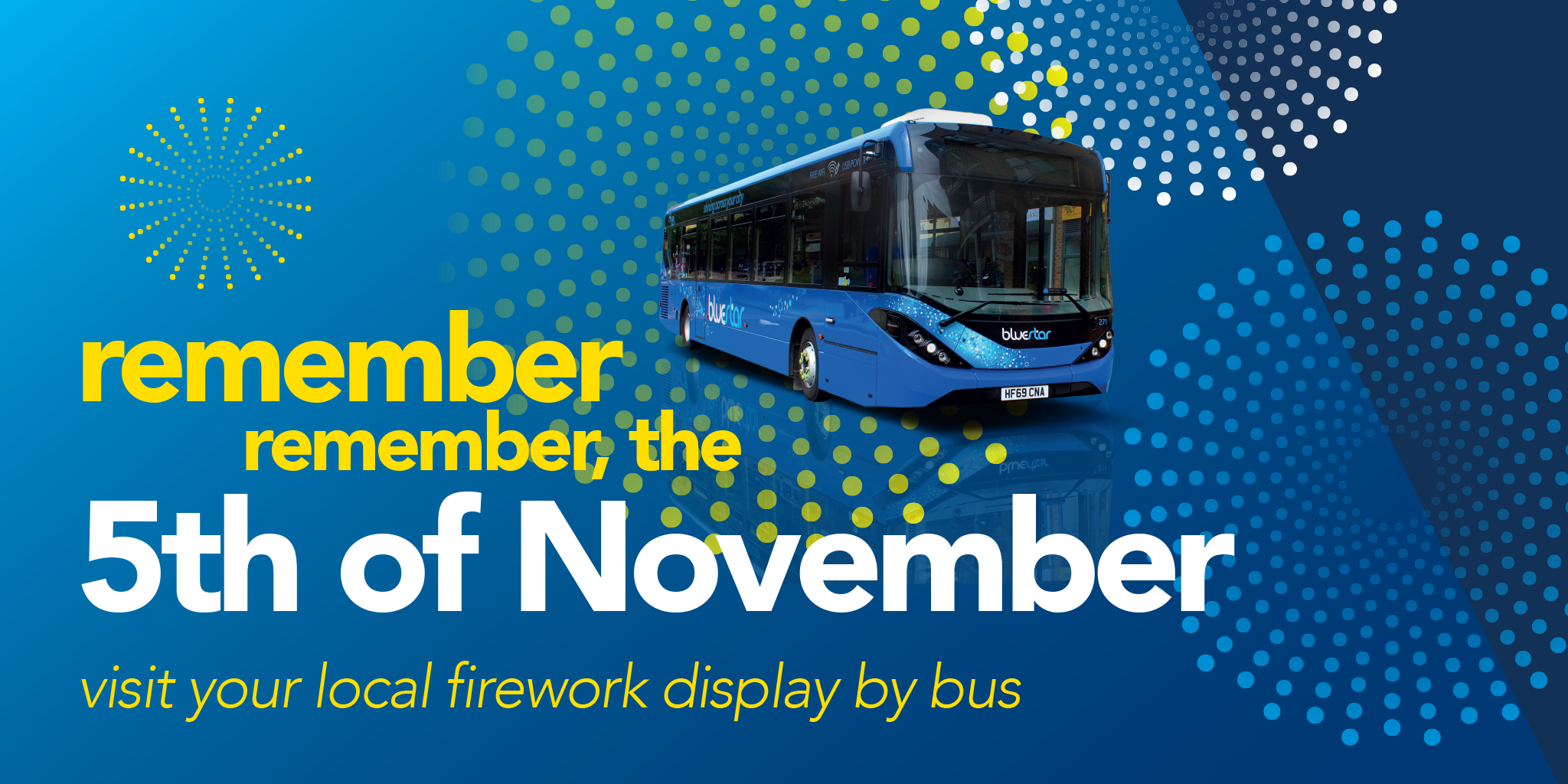 remember remember, the 5th of November advert for Bluestar