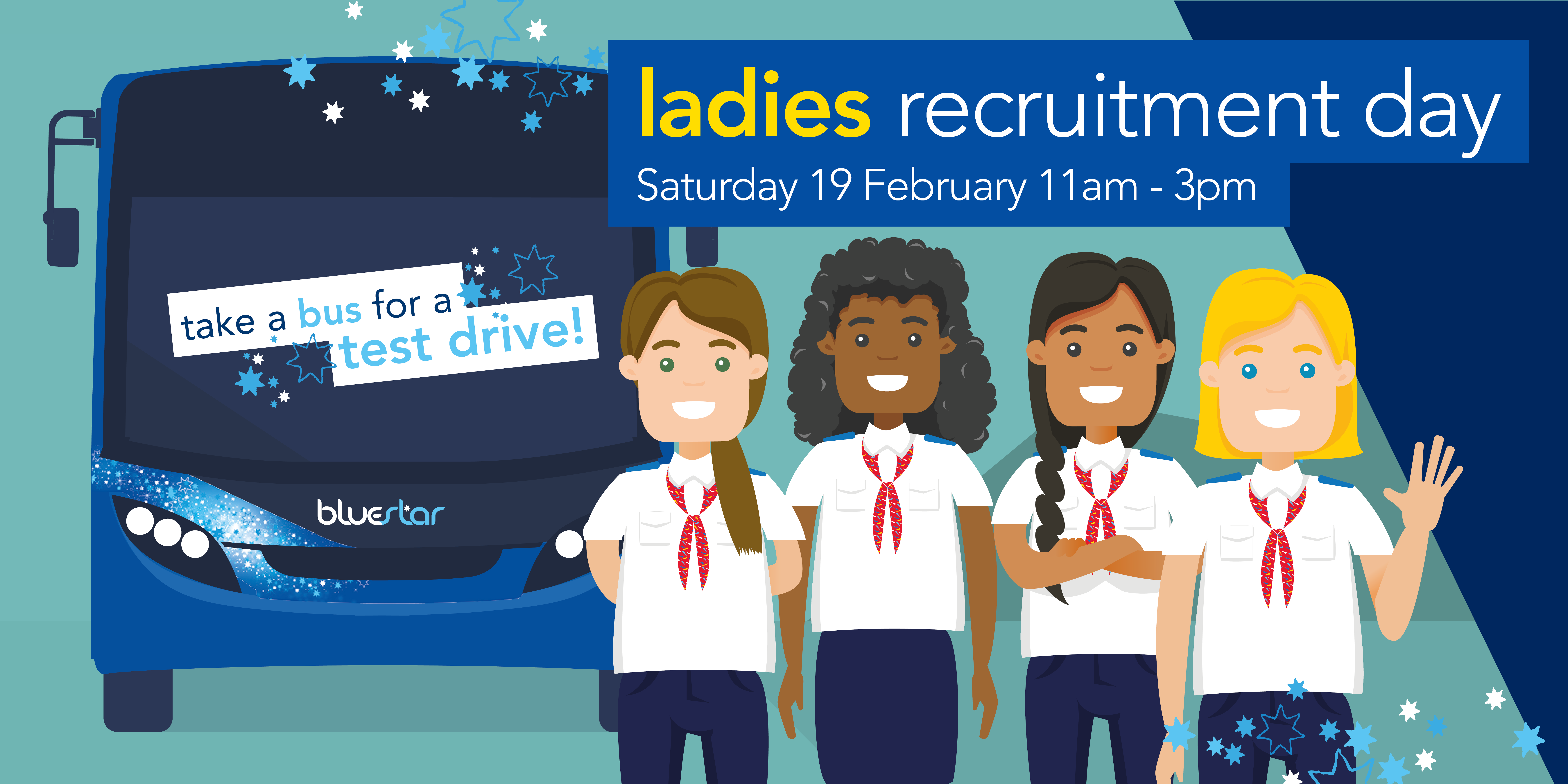 Bluestar ladies day event advert