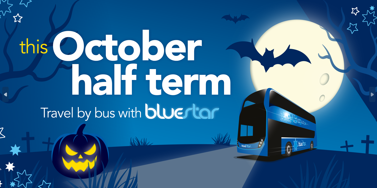 Travel by bus this October Half Term