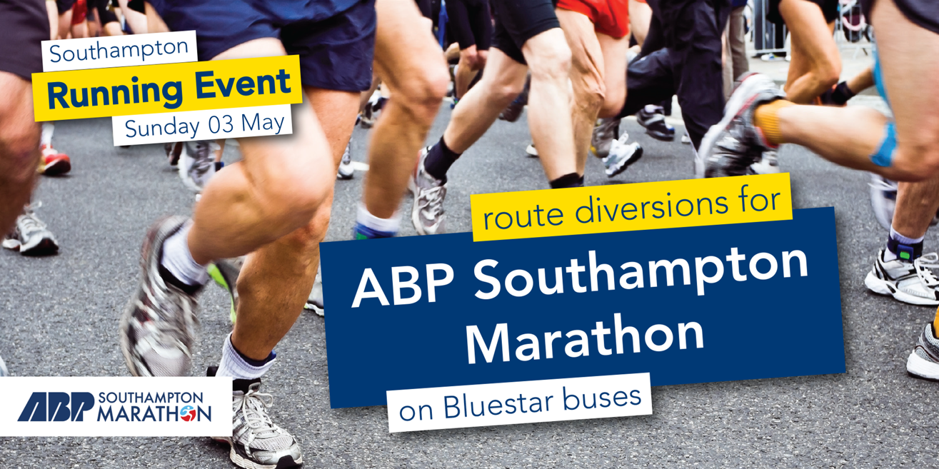 route diversions Bluestar during marathon