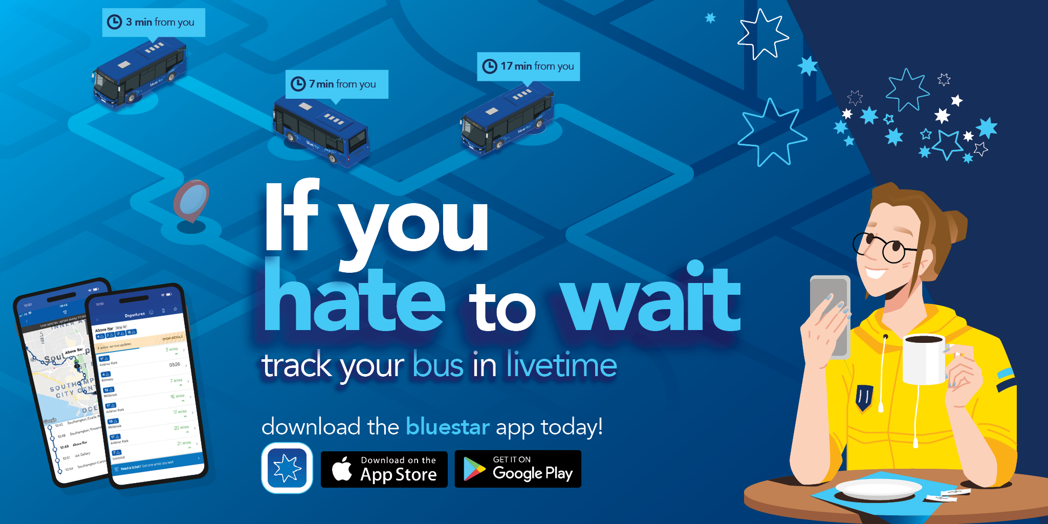 Bluestar live bus tracking