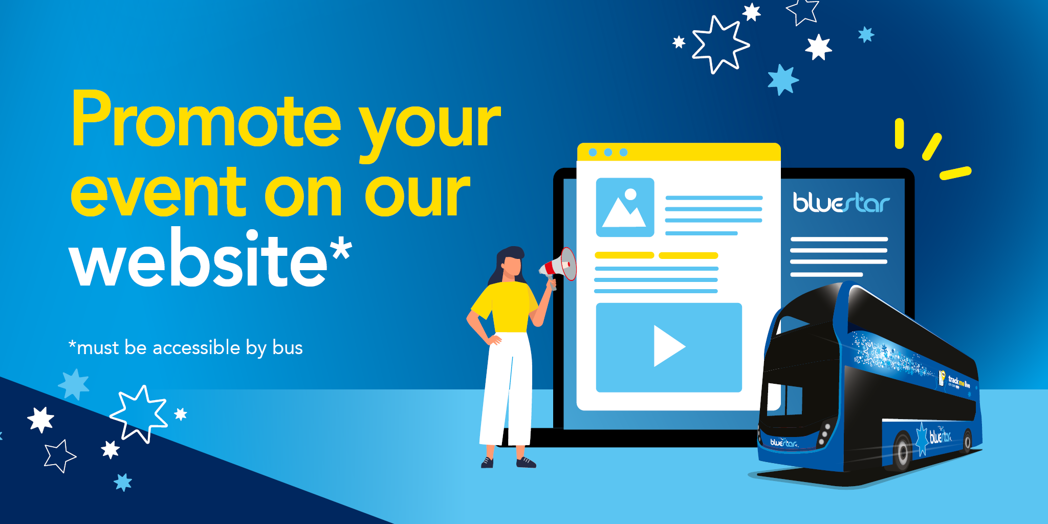 Promote your event on our website