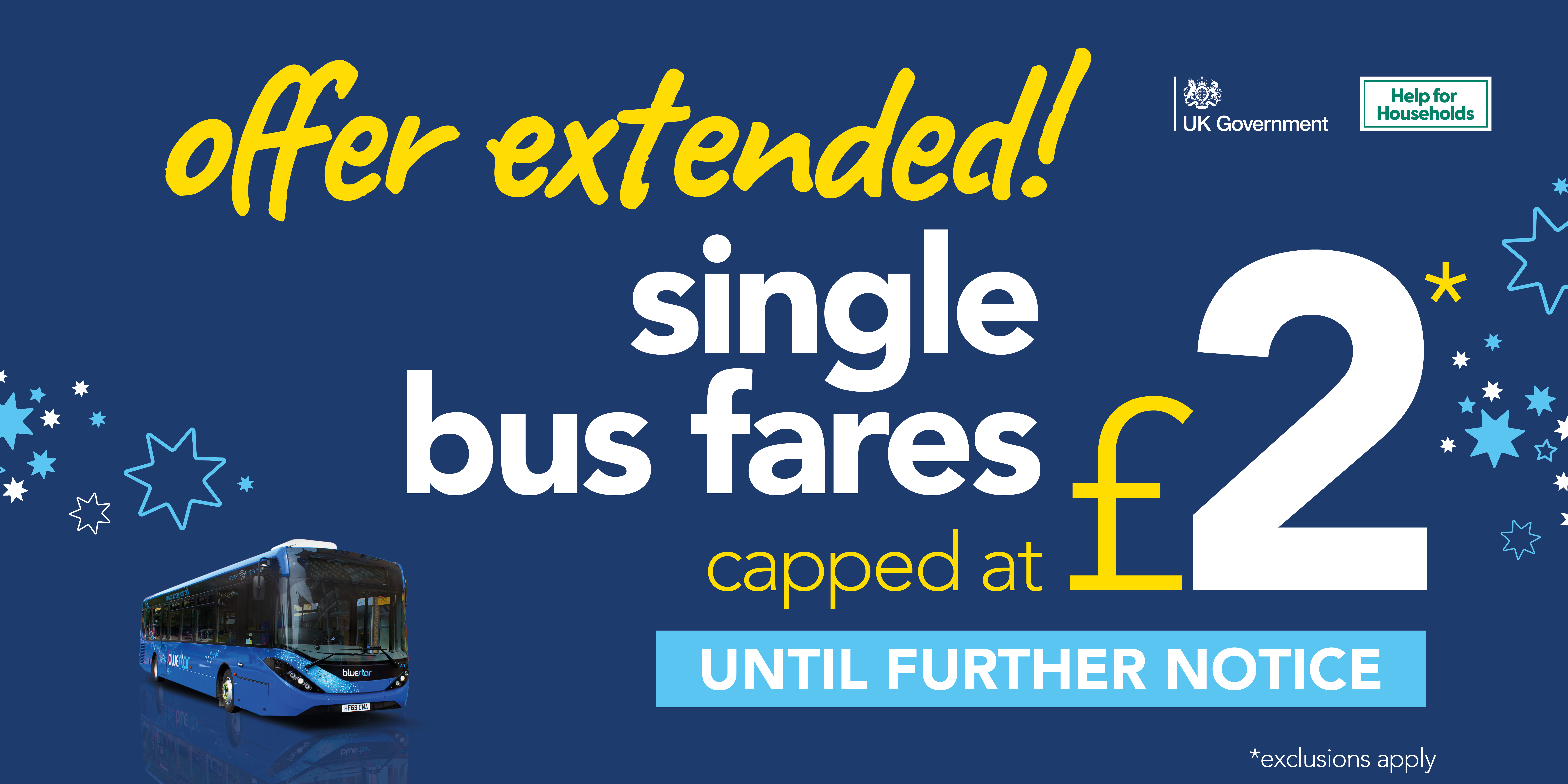 £2 single fare offer extended image