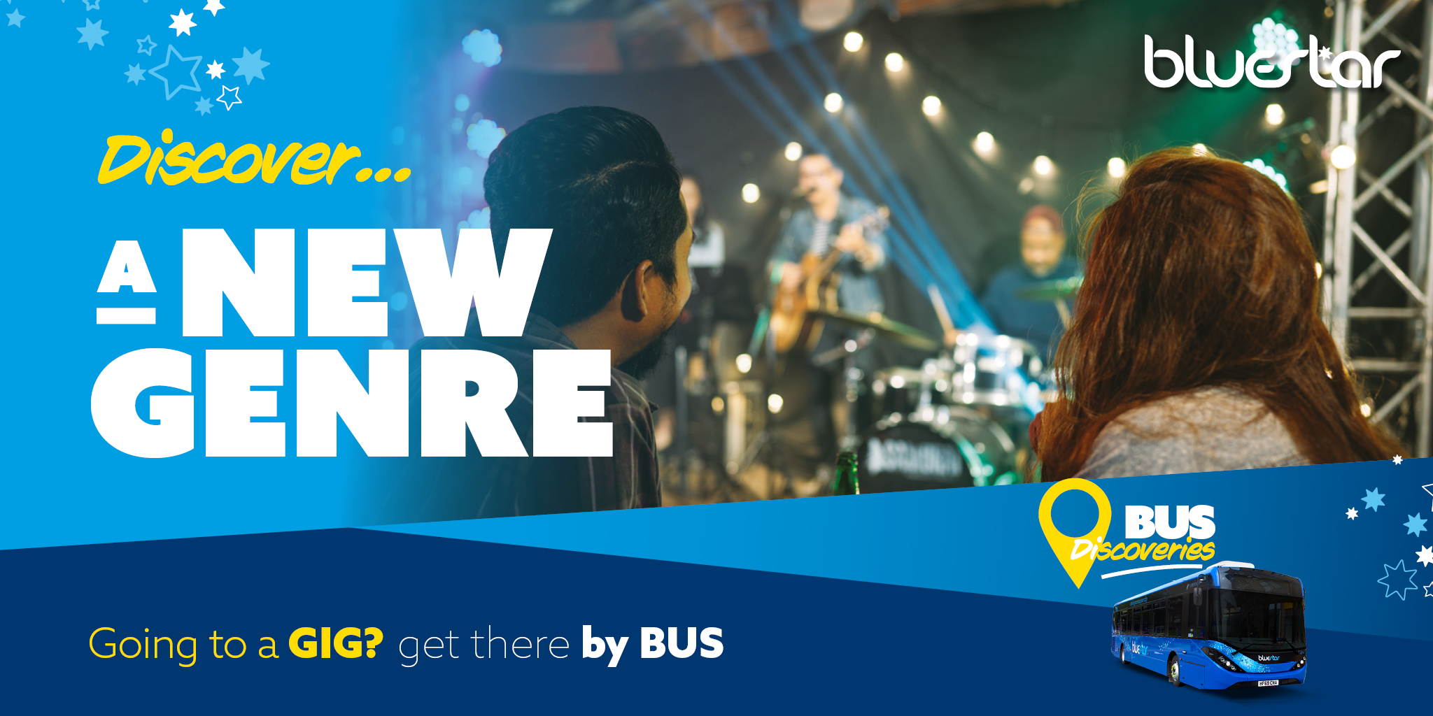Discover a new genre image of people watching a band