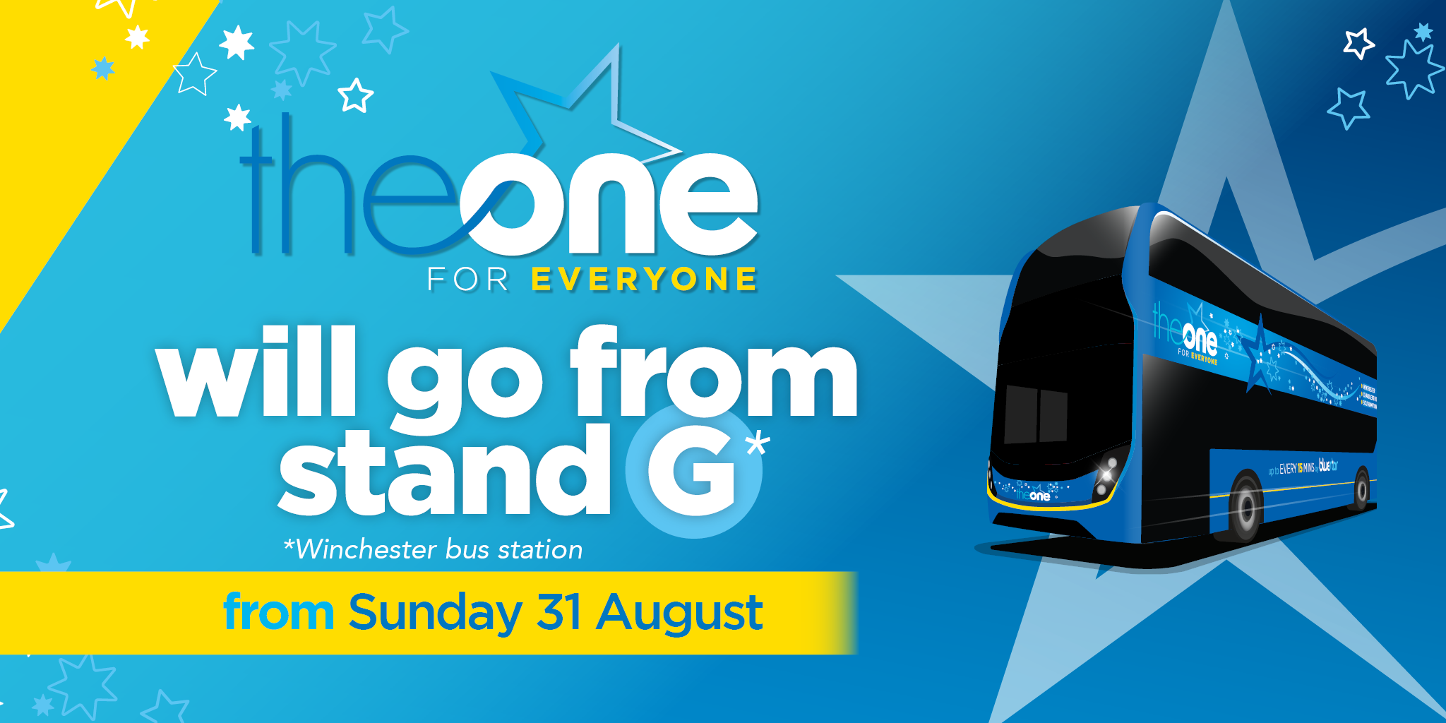 the one for everyone will go from stand G