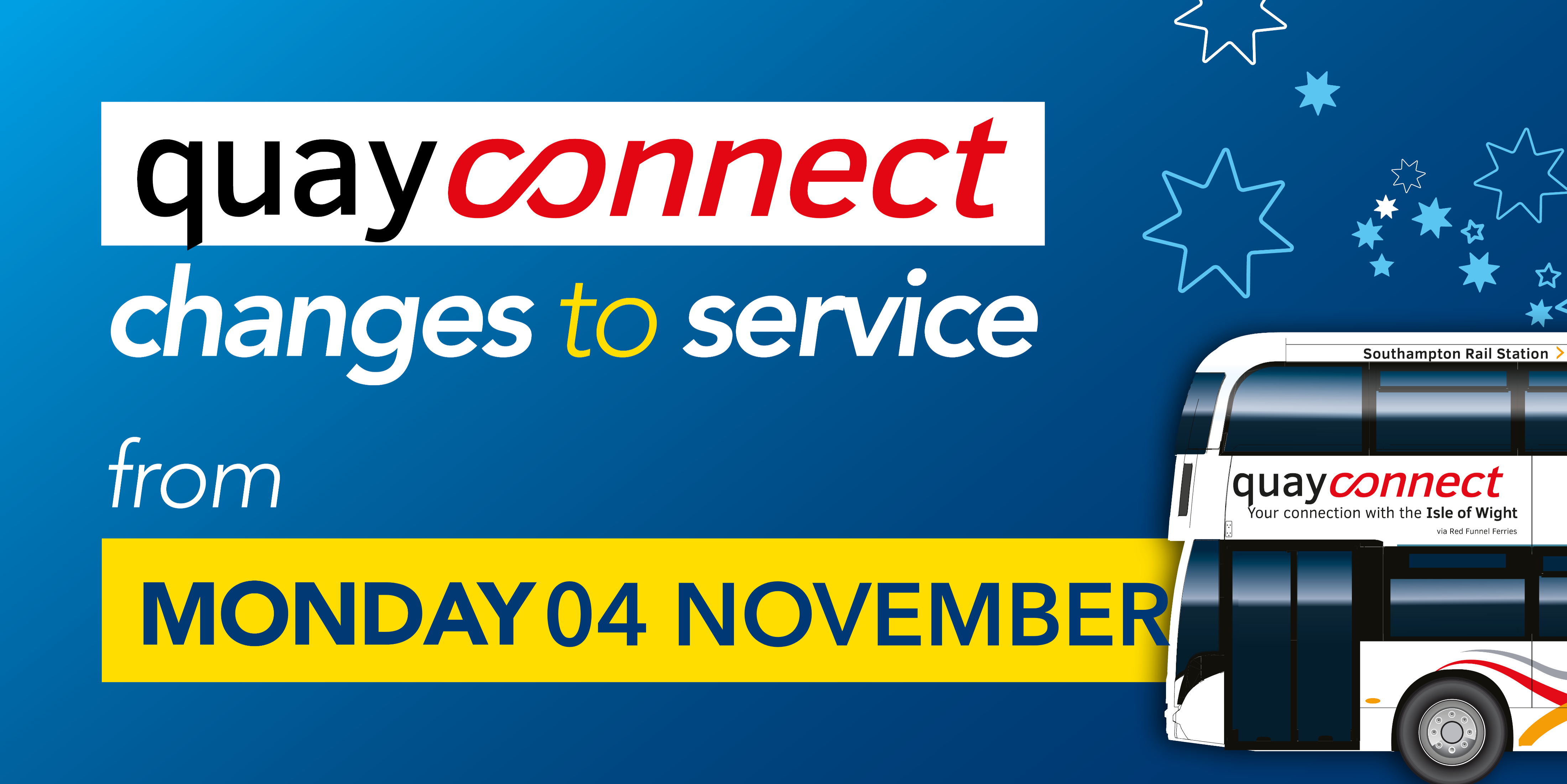 quayconnect changes to service