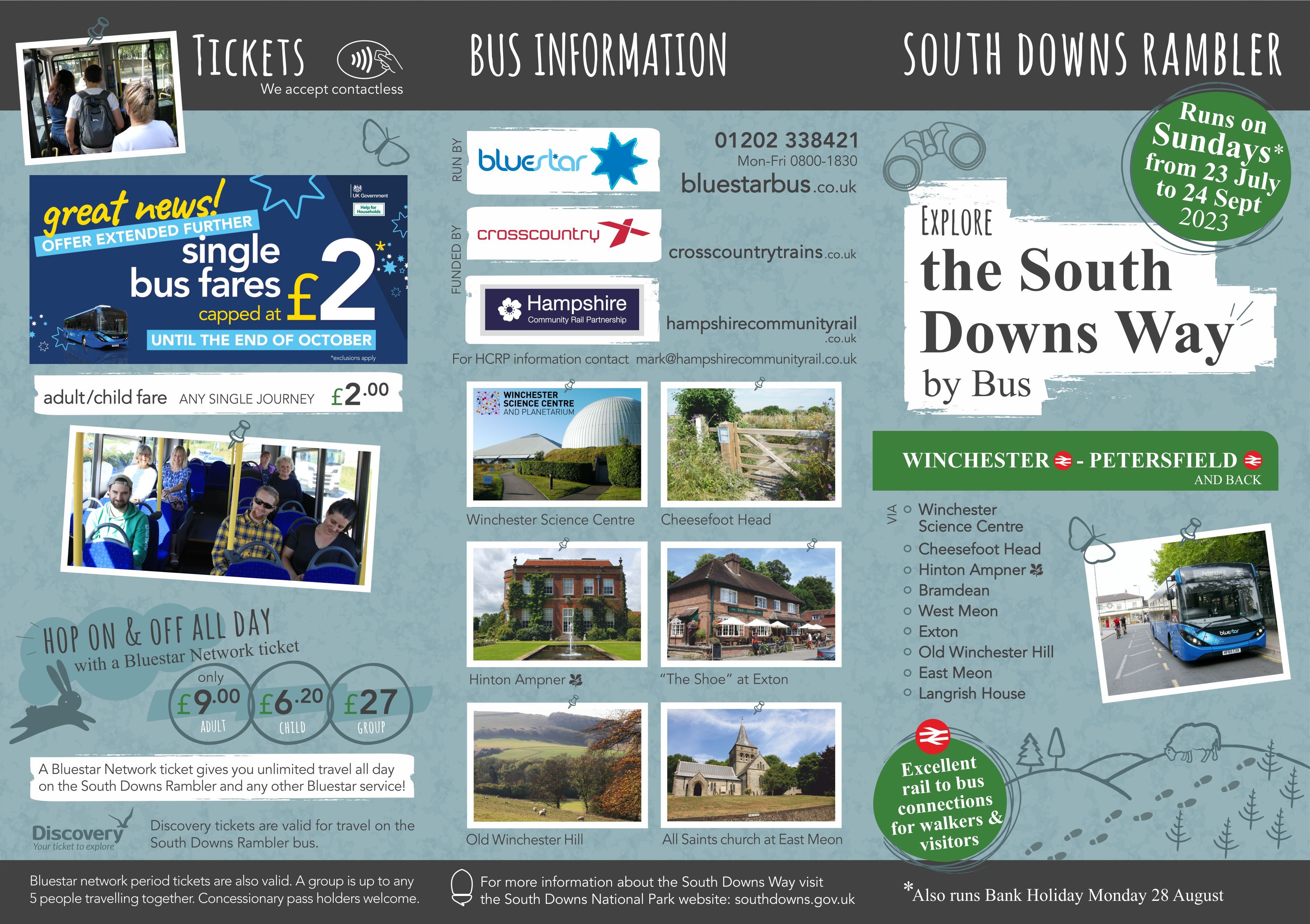Poster for the South Downs Rambler