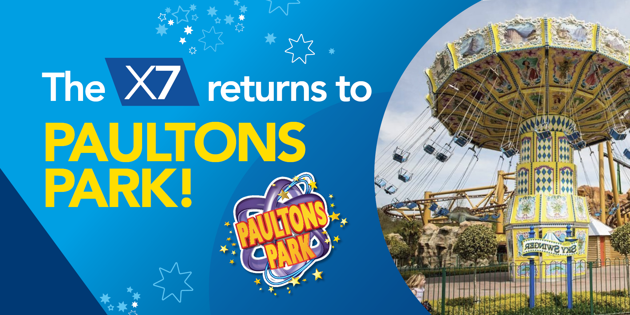 The X7 returns to Paultons Park